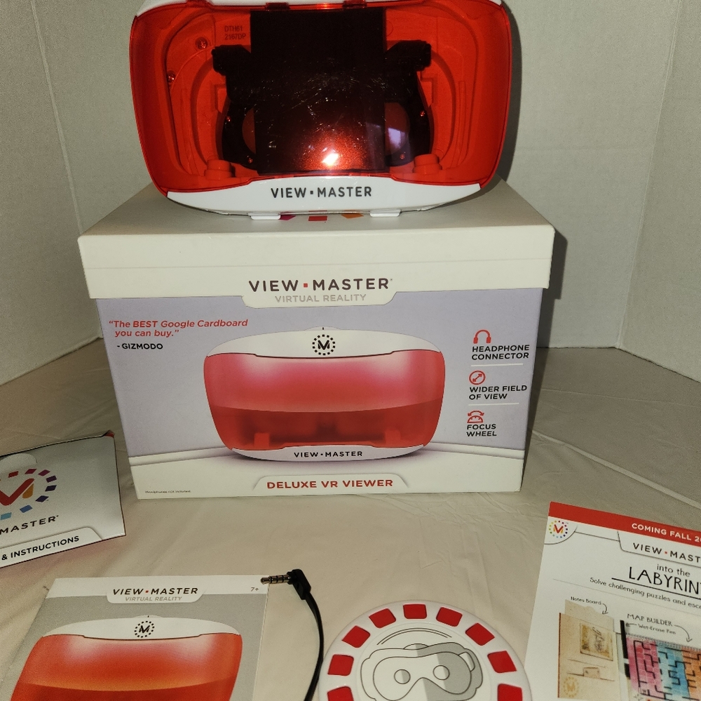 VR Mattel View Master 3D VR , VIRTUAL REALITY Smartphone Game Starter Pack